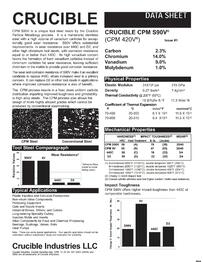 厨刀御用，耐磨、防锈性能顶级：CPM-S90V